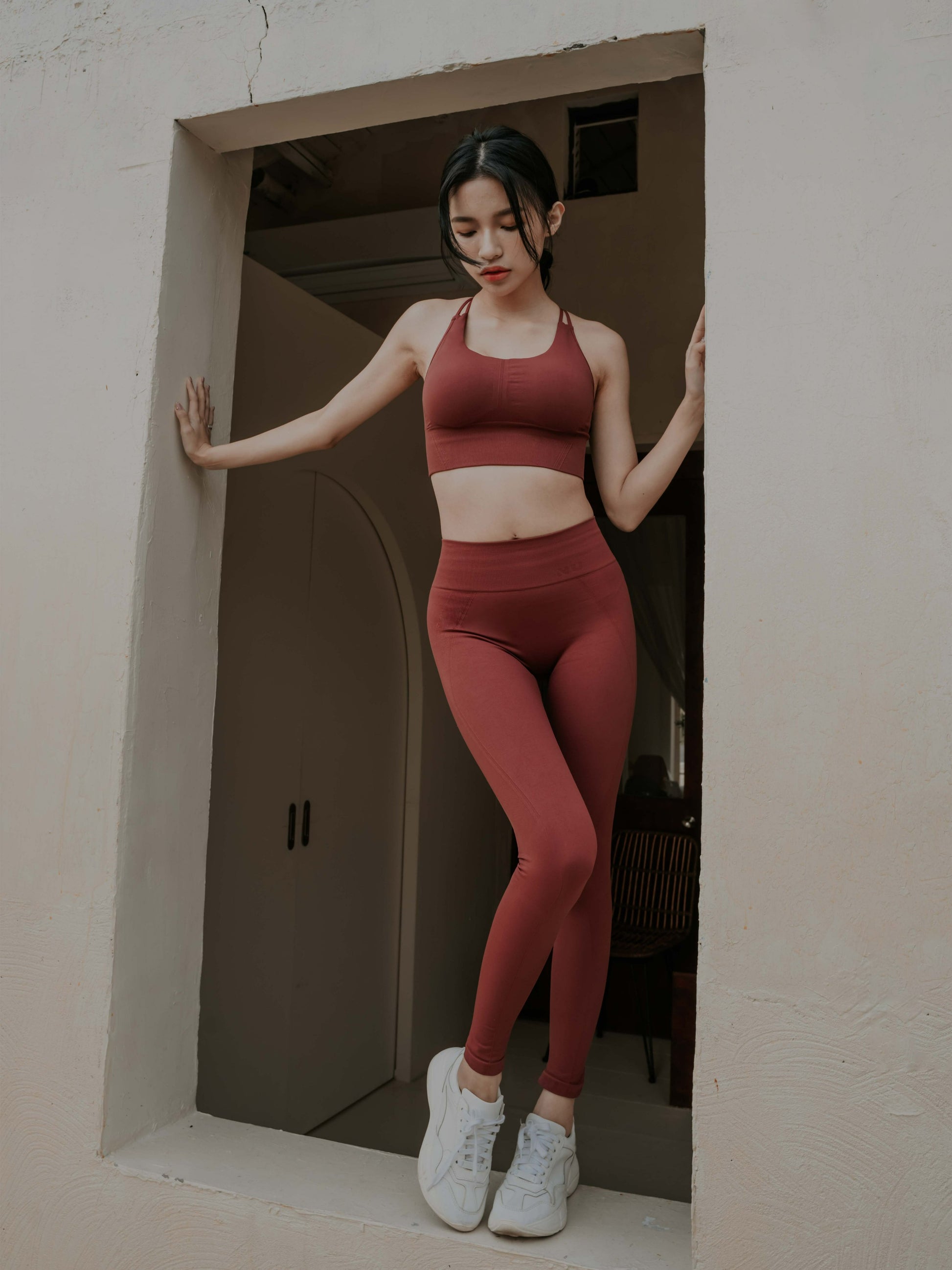NU Concept 肌能衣研製所 FIR 美敷肌能壓力褲-全長-胭脂霧紅,美膚美肌不費力!血流速&血氧量提高與血流量成正相關 透過微循環檢測儀肉眼見證, FIR美敷肌能®獨家創新技術, 有效提高血液流速 25% &血氧濃度3%,更是超越石墨烯,運動健身好夥伴!